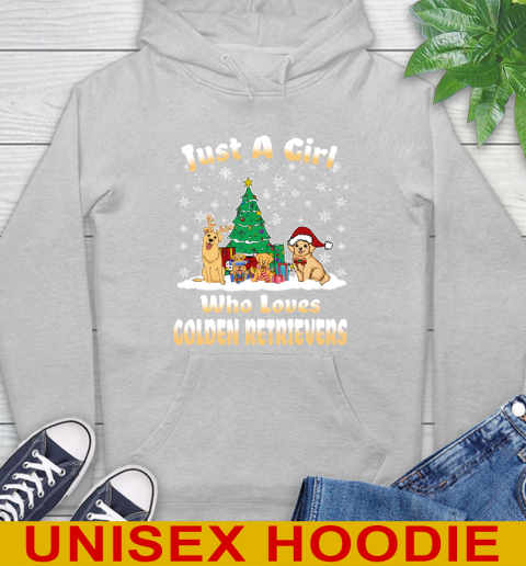 Christmas Just a girl who love golden retrievers dog pet lover 18