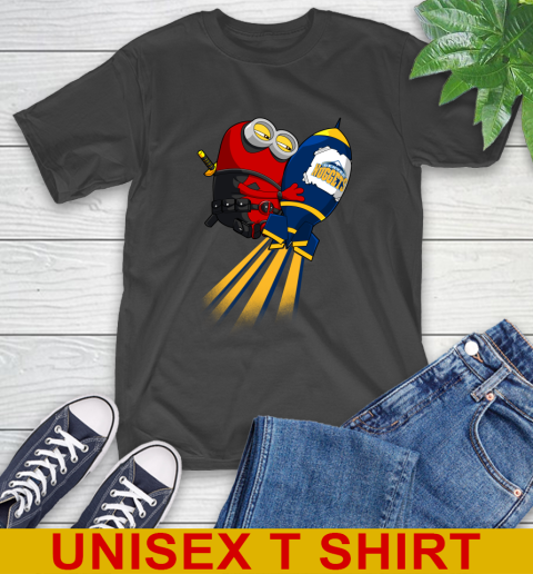 NBA Basketball Denver Nuggets Deadpool Minion Marvel Shirt T-Shirt