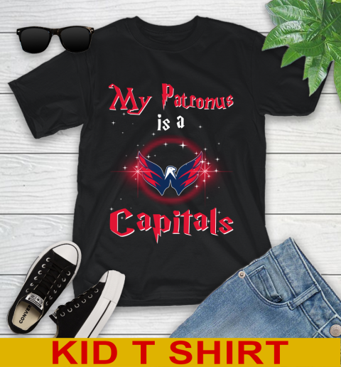 NHL Hockey Harry Potter My Patronus Is A Washington Capitals Youth T-Shirt