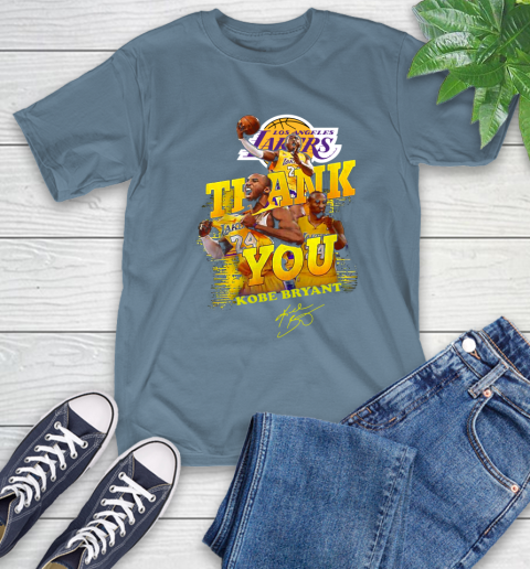 Great Thank you Kobe Bryant Los Angeles Lakers signature shirt 9