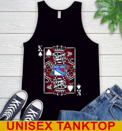 New York Rangers NHL Hockey The King Of Spades Death Cards Shirt Tank Top
