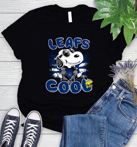 NHL Hockey Toronto Maple Leafs Cool Snoopy Shirt Women's T-Shirt