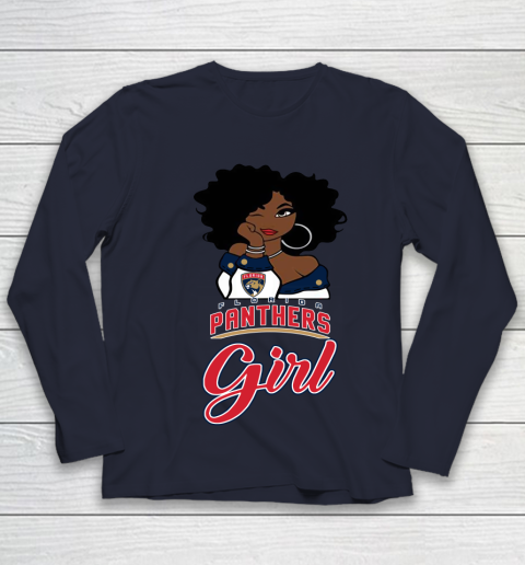 Florida Panthers Girl NHL Youth Long Sleeve 3