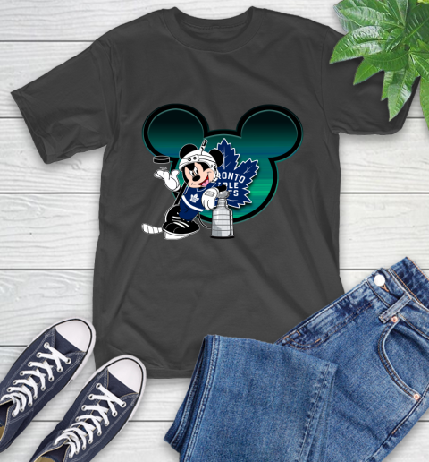 NHL Toronto Maple Leafs Stanley Cup Mickey Mouse Disney Hockey T Shirt T-Shirt 2