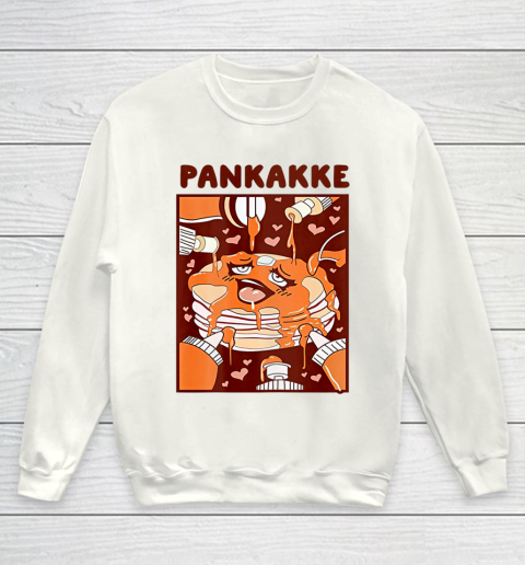 Pankakke Food Funny Cake Cupkakke Youth Sweatshirt