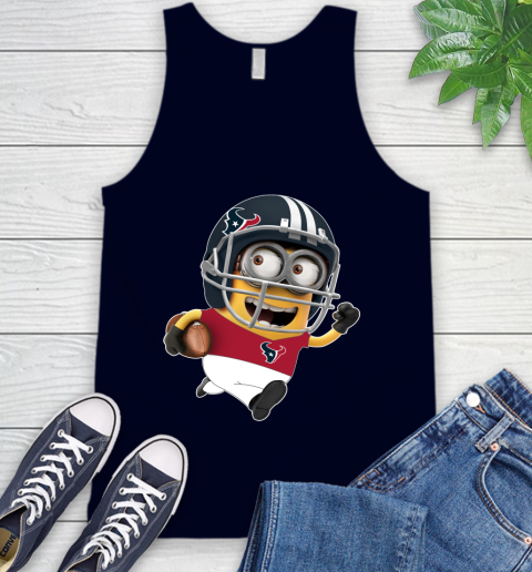 NFL Houston Texans Minions Disney Football Sports Tank Top 3