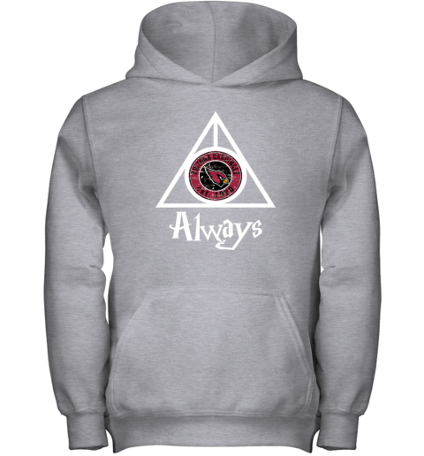 rn0l always love the arizona cardinals x harry potter mashup youth hoodie 43 front sport grey
