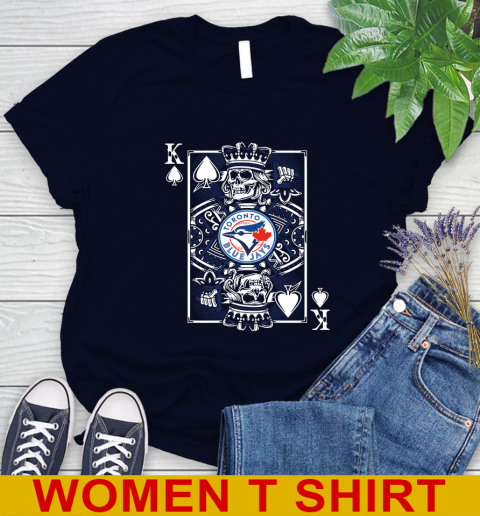Toronto Blue Jays MLB Baseball The King Of Spades Death Cards Shirt Women's T-Shirt 2