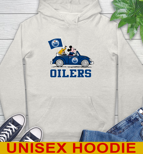 NHL Hockey Edmonton Oilers Pluto Mickey Driving Disney Shirt Hoodie 12