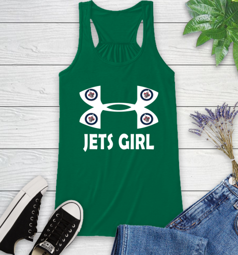 NHL Winnipeg Jets Girl Under Armour Hockey Sports Racerback Tank 6