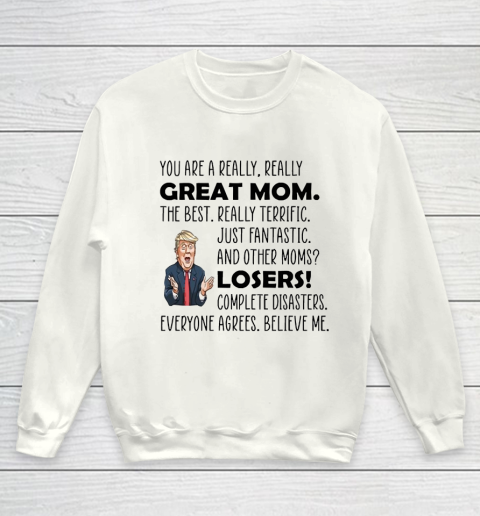 Trump Mothers Day Best Mom Ever Mug Mom Birthday Gift Youth Sweatshirt