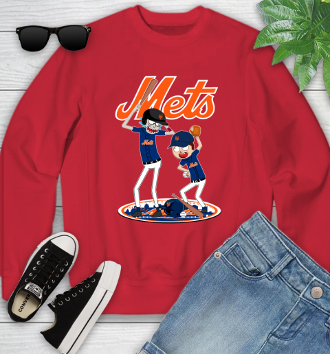 MLB New York Mets Rick And Morty Baseball 123
