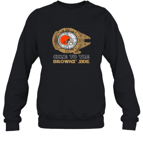 NFL Come To The Cleveland Browns Star Wars Football Sports Sweatshirt