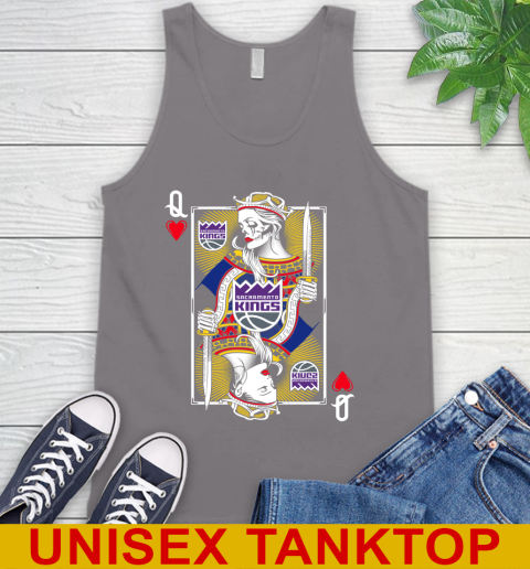 NBA Basketball Sacramento Kings The Queen Of Hearts Card Shirt Tank Top 6