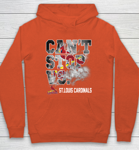 MLB St.Louis Cardinals Baseball Can't Stop Vs Cardinals Hoodie 3