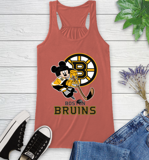 NHL Boston Bruins Mickey Mouse Disney Hockey T Shirt Racerback Tank 4