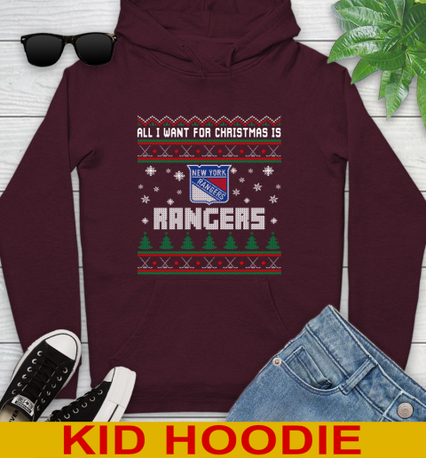 New York Rangers NHL Hockey All I Want For Christmas Is My Team Sports 134