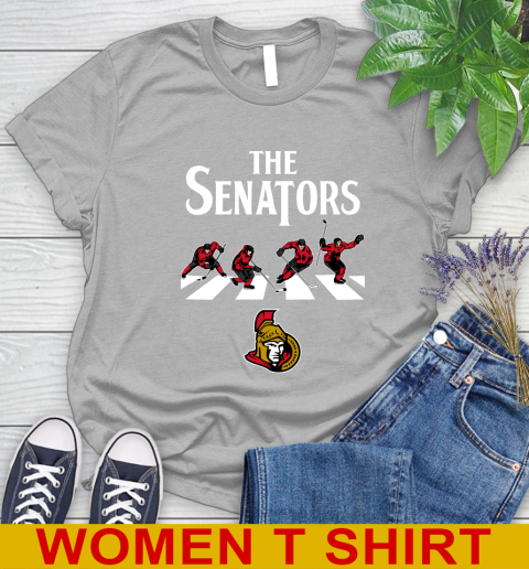 NHL Hockey Ottawa Senators The Beatles Rock Band Shirt Women's T-Shirt 5