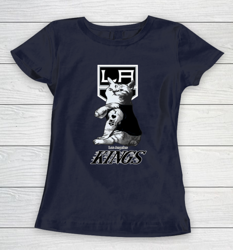 NHL My Cat Loves Los Angeles Kings Hockey Women's T-Shirt 2