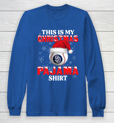 San Diego Padres This Is My Christmas Pajama Shirt MLB Long Sleeve T-Shirt 6