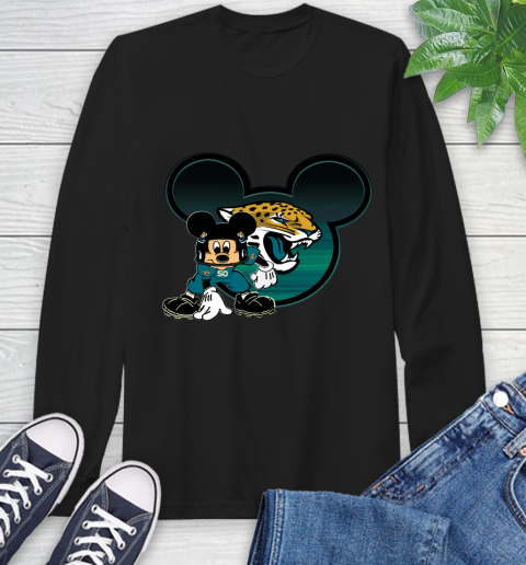 NFL Jacksonville Jaguars Mickey Mouse Disney Football T Shirt Long Sleeve T-Shirt 2
