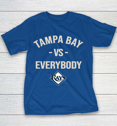 Tampa Bay Rays Vs Everybody Youth T-Shirt 6