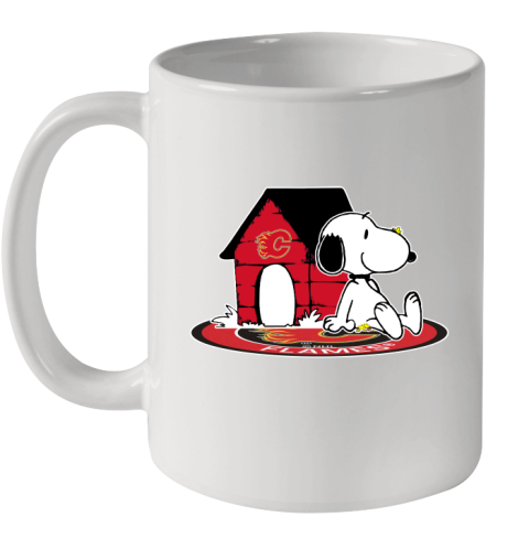 NHL Hockey Calgary Flames Snoopy The Peanuts Movie Shirt Ceramic Mug 11oz