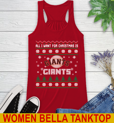 MLB All I Want For Christmas Is San Francisco Giants Baseball Sports 40