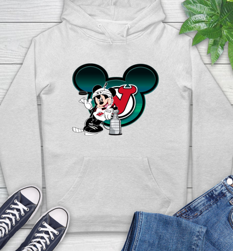 NHL New Jersey Devils Stanley Cup Mickey Mouse Disney Hockey T Shirt Hoodie