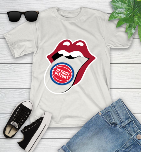 Detroit Pistons NBA Basketball Lips I Root For My Team Adoring Fan 114