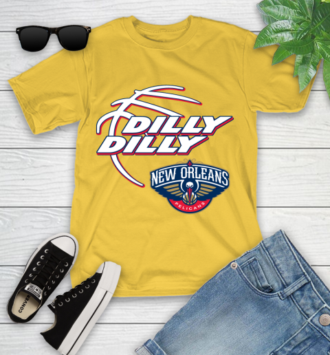 NBA New Orleans Pelicans Dilly Dilly Basketball Sports Youth T-Shirt 20