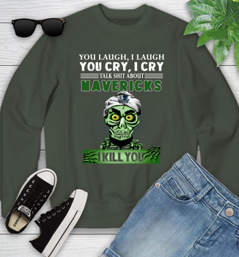 NBA Talk Shit About Dallas Mavericks I Kill You Achmed The Dead Terrorist Jeffrey Dunham Basketball Youth Sweatshirt 9