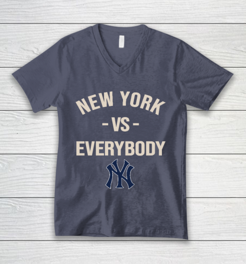 New York Yankees Vs Everybody V-Neck T-Shirt 7