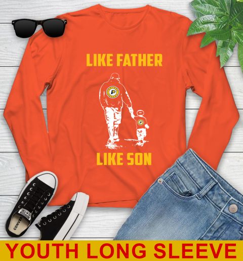 Indiana Pacers NBA Basketball Like Father Like Son Sports Youth Long Sleeve 3