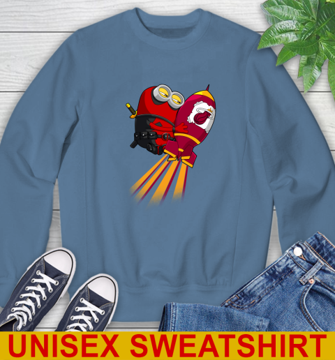 NBA Basketball Miami Heat Deadpool Minion Marvel Shirt Sweatshirt 10