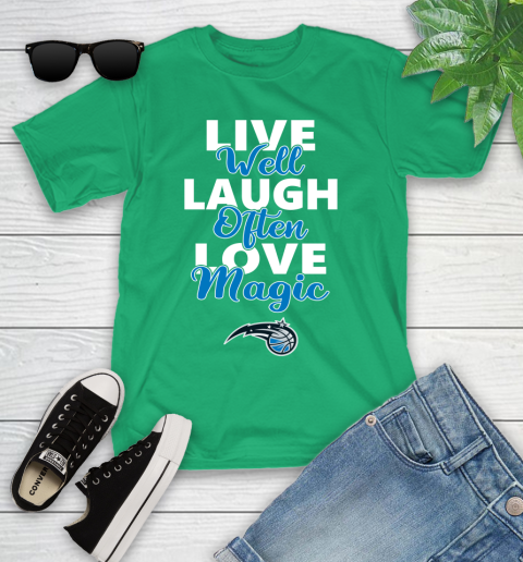 NBA Basketball Orlando Magic Live Well Laugh Often Love Shirt Youth T-Shirt 7