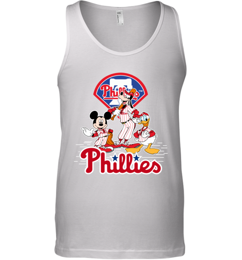 MLB Philadelphia Phillies Mickey Mouse Donald Duck Goofy Baseball T Shirt  Tank Top