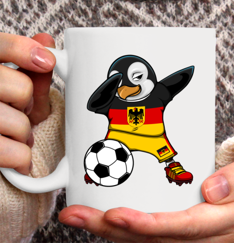 Dabbing Penguin Germany Soccer Fans Jersey Football Lovers Ceramic Mug 11oz