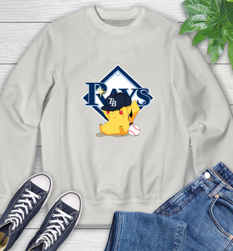 MLB Pikachu Baseball Sports Tampa Bay Rays Sweatshirt 12