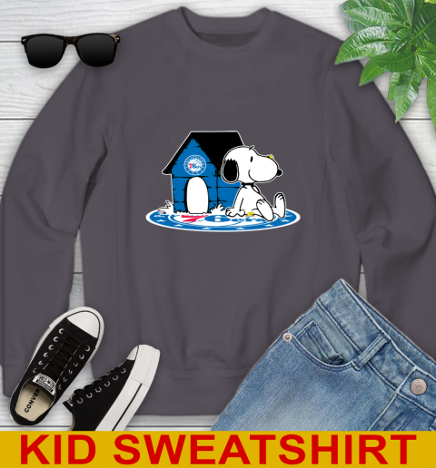 NBA Basketball Philadelphia 76ers Snoopy The Peanuts Movie Shirt Youth Sweatshirt 6