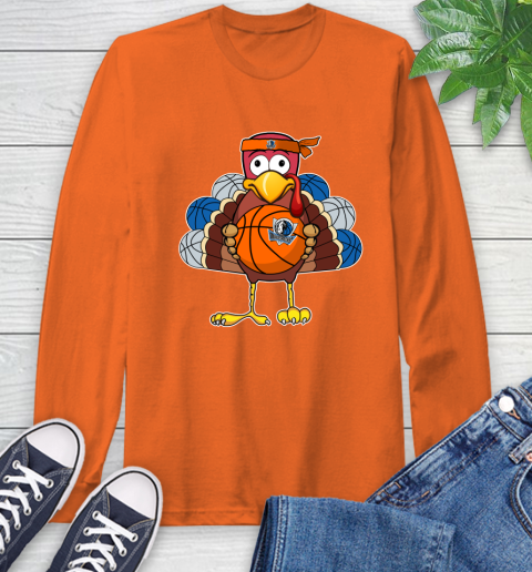 Dallas Mavericks Turkey thanksgiving day Long Sleeve T-Shirt 5