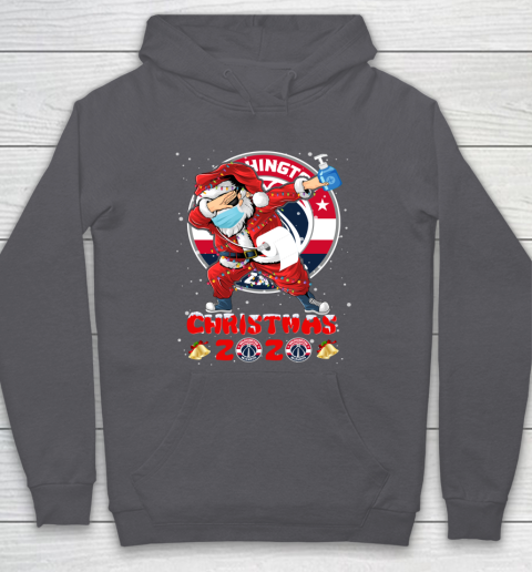 Washington Wizards Funny Santa Claus Dabbing Christmas 2020 NBA Hoodie 4