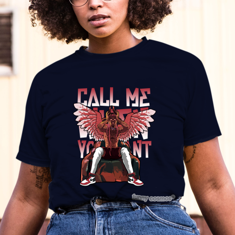 Air Jordan 1 Satin Snakeskin Matching Sneaker Tshirt Call Me When You Want V2 Red and white Jordan Tshirt