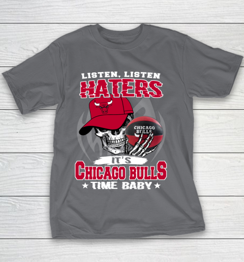 Listen Haters It is BULLS Time Baby NBA Youth T-Shirt 5