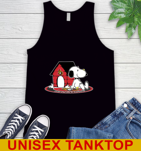 NHL Hockey Ottawa Senators Snoopy The Peanuts Movie Shirt Tank Top 2