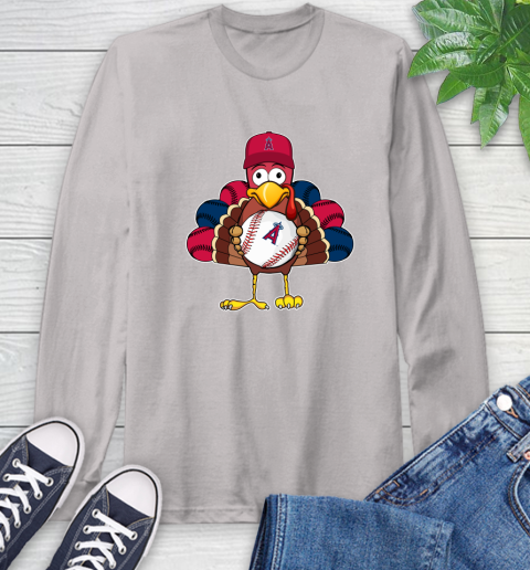 Los Angeles Angels Turkey thanksgiving Long Sleeve T-Shirt 12