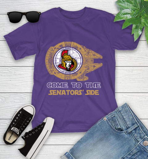 NHL Come To The Ottawa Senators Wars Hockey Sports Youth T-Shirt 3