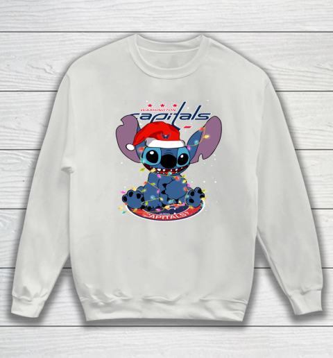 Washington Capitals NHL Hockey noel stitch Christmas Sweatshirt 3
