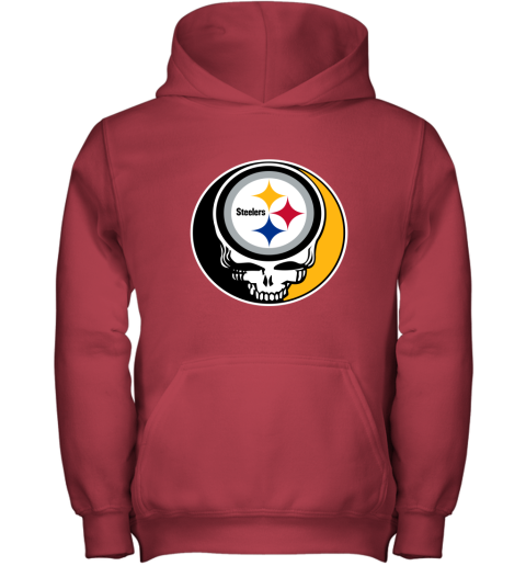 Steelers Hoodie 3D Floral Skull Pittsburgh Steelers Gift