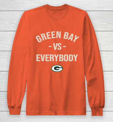 Green Bay Packers Vs Everybody Long Sleeve T-Shirt 3